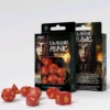 Set Dadi Classici Runici - Rosso, Giallo