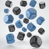 Set Dadi d6 Compact: Fortress Nero/Blu (20)