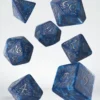 Set Dadi Elfici - Cobalto, Argento
