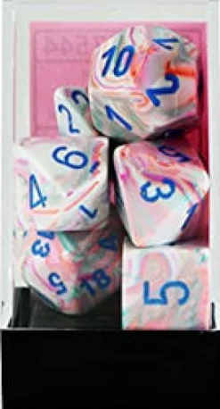 Set Dadi Festive - Pop Art/Blu