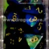 Set Dadi Gemini 3 - Blu-Verde/Oro
