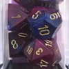 Set Dadi Gemini 2 - Blu-Viola/Oro