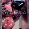 Set Dadi Gemini 2 - Nero-Rosa/Bianco