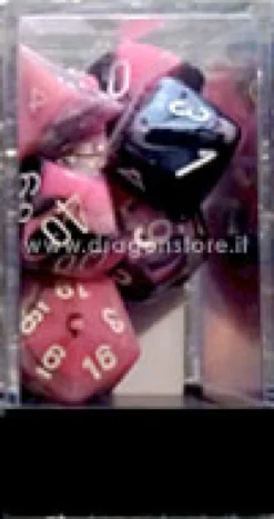 Set Dadi Gemini 2 - Nero-Rosa/Bianco
