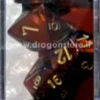 Set Dadi Gemini 3 - Nero-Rosso/Oro