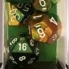 Set Dadi Gemini - Oro-Verde/Bianco