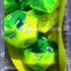 Set Dadi Gemini 6 - Verde-Giallo/Argento