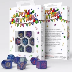 Set Dadi Happy Birthday: Streamers