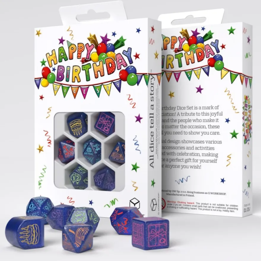Set Dadi Happy Birthday: Streamers