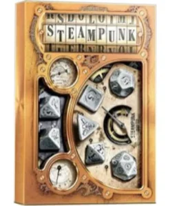 Set Dadi in Metallo - Steampunk (7)