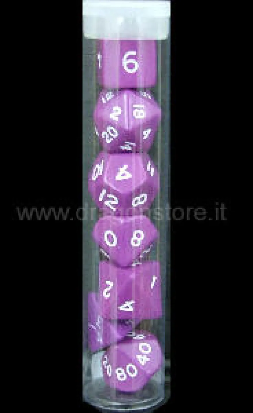 Set Dadi Jumbo in Tubo - Viola
