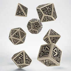 Set Dadi Nanici - Avorio, Nero