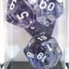 Set Dadi Nebula - Nero/Bianco