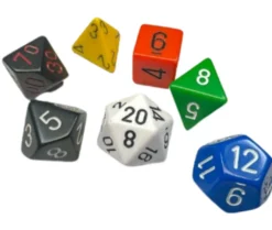 Set Dadi Poliedrici Opachi - Nostalgia: GM & Beginner Player