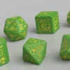 Set Dadi San Patrizio - Simboli della fortuna: Verde, Giallo