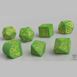 Set Dadi San Patrizio - Simboli della fortuna: Verde, Giallo
