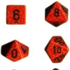 Set Dadi Speckled - Fuoco