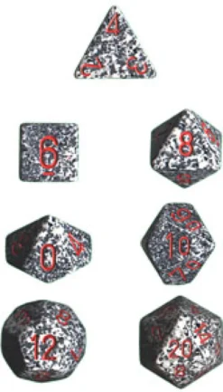 Set Dadi Speckled - Granito