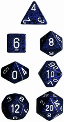 Set Dadi Speckled - Stealth
