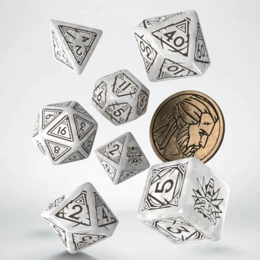 Set Dadi The Witcher - Geralt: The White Wolf