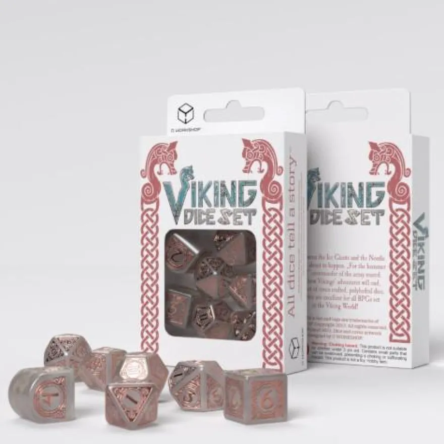 Set Dadi Viking - Niflheim: Nebbia/Argento