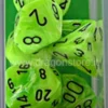 Set Dadi Vortex - Verde Acido/Nero