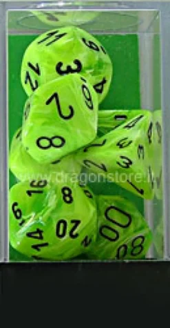 Set Dadi Vortex - Verde Acido/Nero