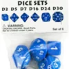 Set 6 Dadi "Who Knew?" - Blu