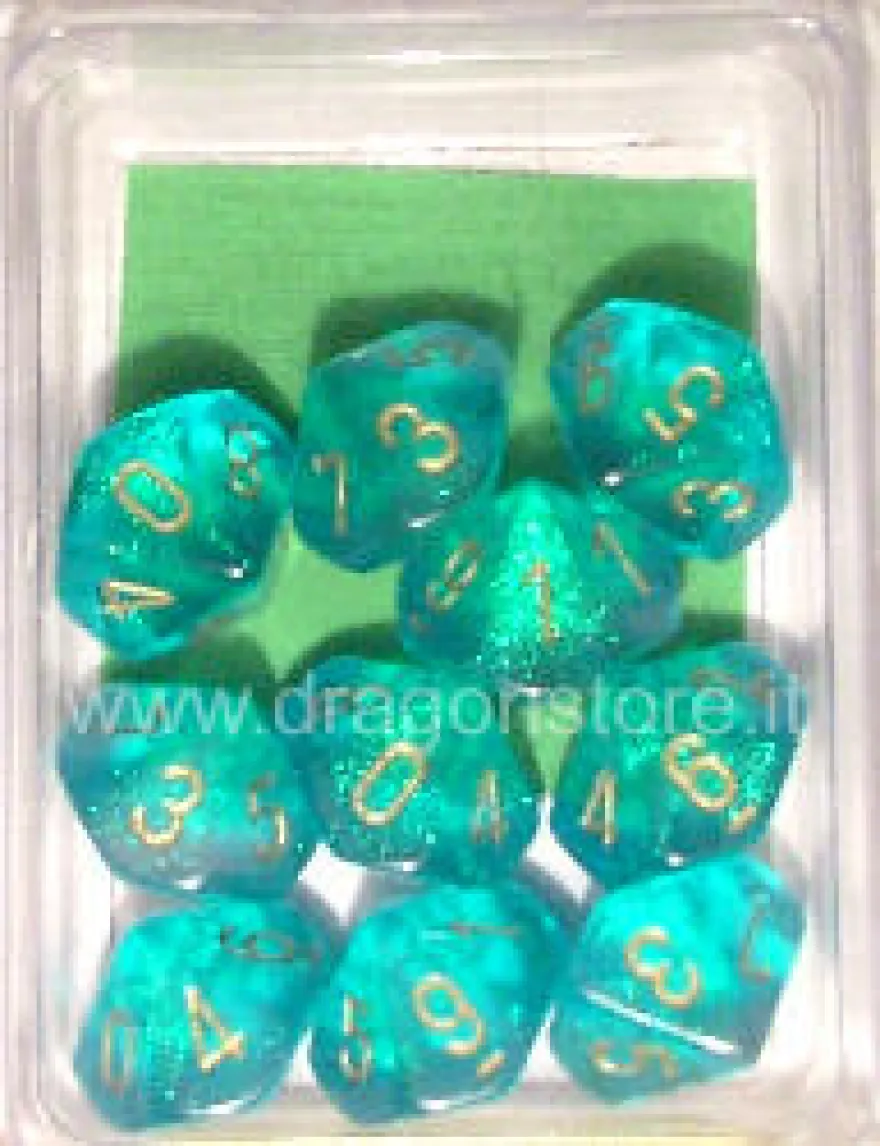 Set 10D10 Borealis - Ciano/Oro