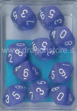 Set 10D10 Frosted - Blu/Bianco