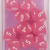 Set 10D10 Frosted - Rosa/Bianco