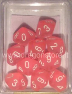 Set 10D10 Frosted - Rosa/Bianco