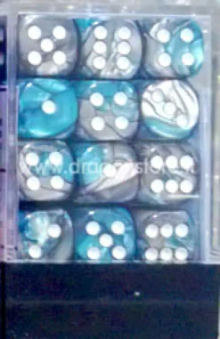 Set 36D6 Gemini 6 - Acciaio-Ciano/Bianco