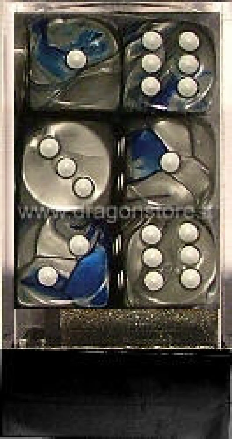 Set 12D6 Gemini - Blu-Acciaio/Bianco