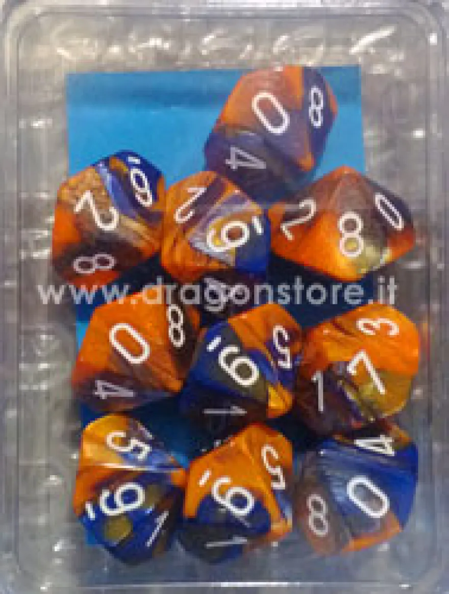 Set 10D10 Gemini 6 - Blu-Arancione/Bianco