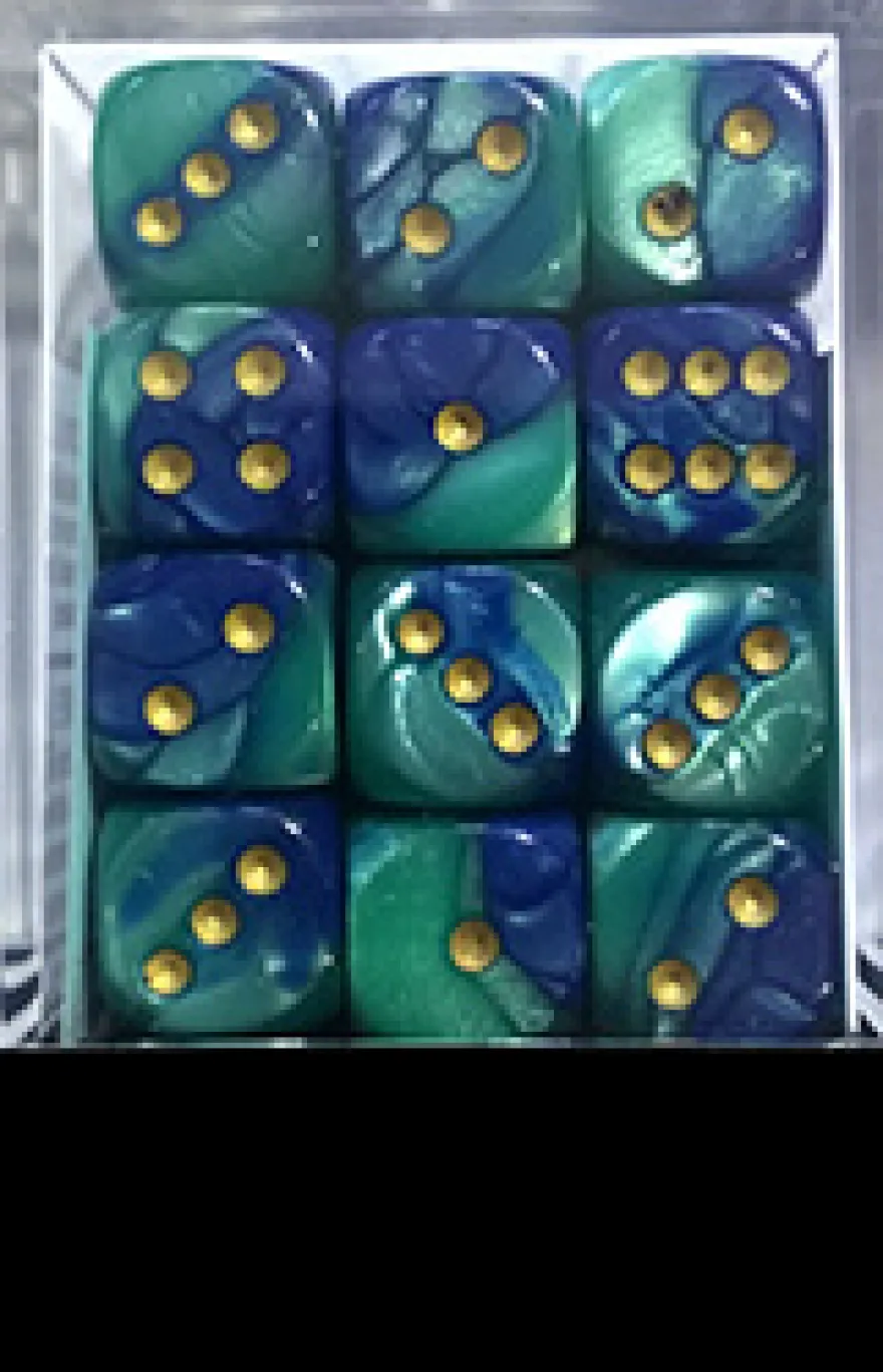 Set 36D6 Gemini 7 - Blu-Ciano/Oro