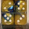 Set 12D6 Gemini - Blu-Oro/Bianco
