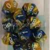 Set 10D10 Gemini - Blu-Oro/Bianco