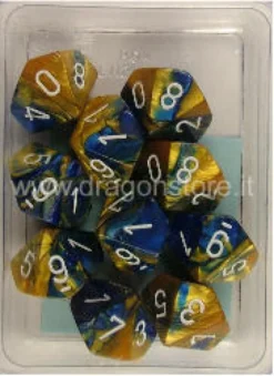 Set 10D10 Gemini - Blu-Oro/Bianco