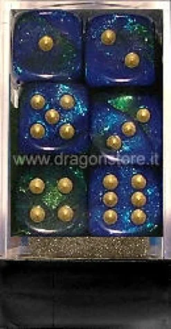 Set 12D6 Gemini 3 - Blu-Verde/Oro