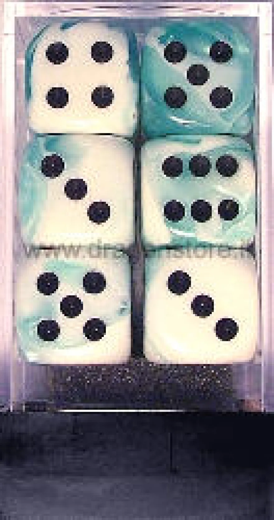 Set 12D6 Gemini 4 - Ciano-Bianco/Nero