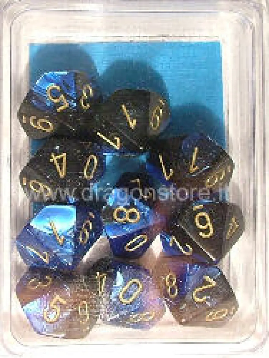 Set 10D10 Gemini 3 - Nero-Blu/Oro