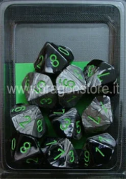 Set 10D10 Gemini 5 - Nero-Grigio/Verde