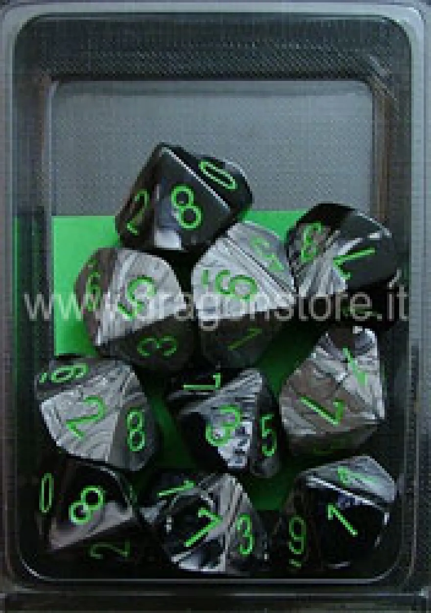 Set 10D10 Gemini 5 - Nero-Grigio/Verde
