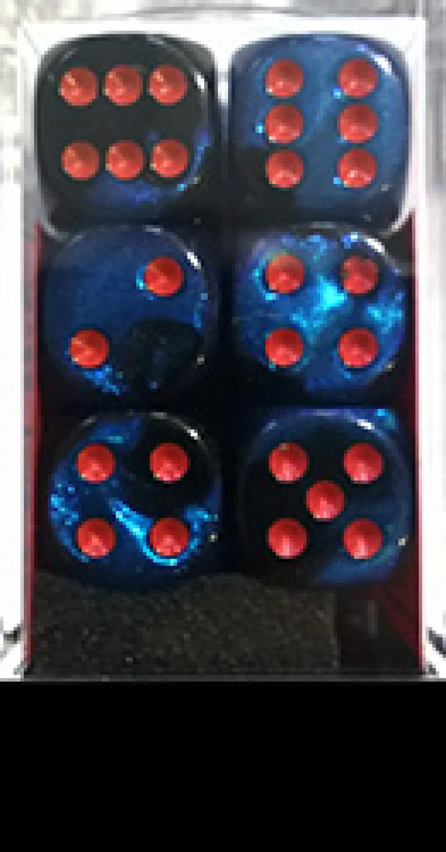Set 12D6 Gemini 7 - Nero-Notte Stellata/Rosso
