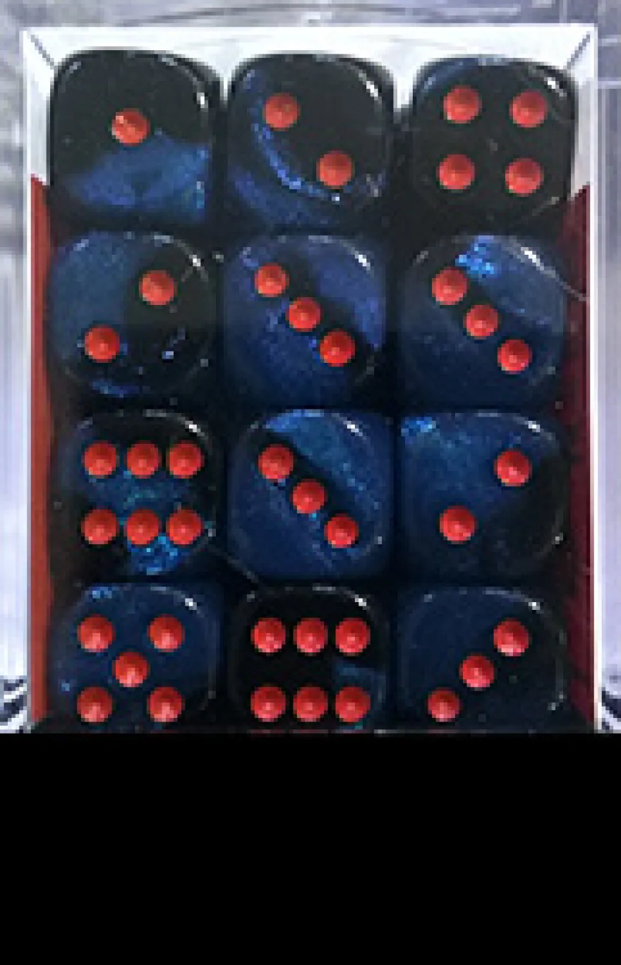 Set 36D6 Gemini 7 - Nero-Notte Stellata/Rosso