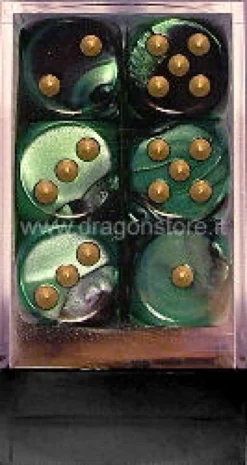 Set 12D6 Gemini 4 - Nero-Verde/Oro