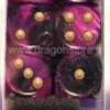 Set 12D6 Gemini 4 - Nero-Viola/Oro