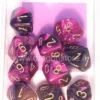 Set 10D10 Gemini 4 - Nero-Viola/Oro