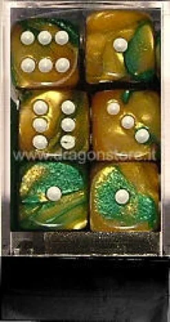 Set 12D6 Gemini - Oro-Verde/Bianco